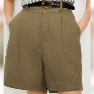 Everlane - Linen Way High Drape Short in Kalamata